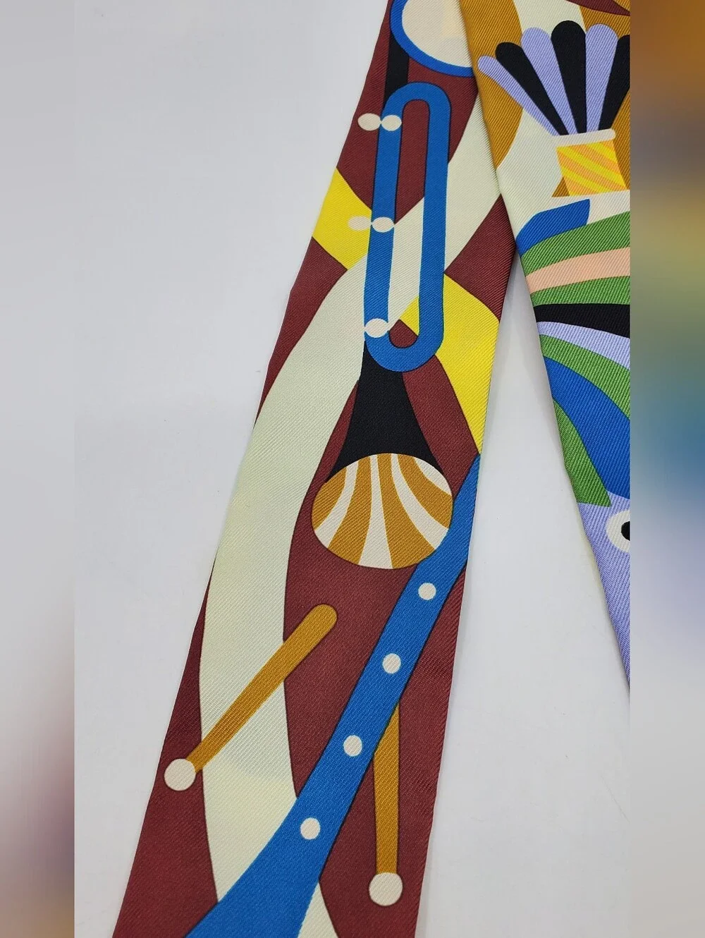 Hermes Parade En Fanfare Twilly Scarf - Picture 5 of 9